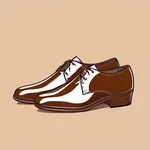 brown shoes with low heel image